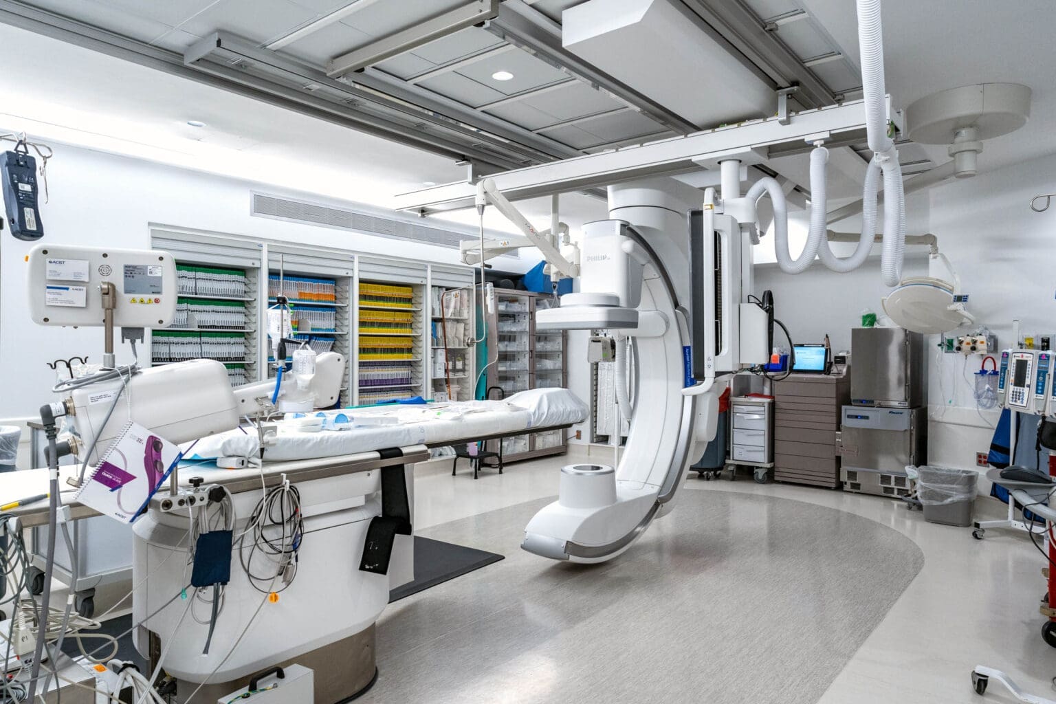 view of the Cardiac Catheterization Laboratory at Montefiore Nyack Hospital